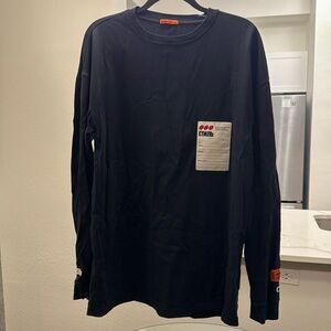 Heron Preston black long sleeve size M (fits like a L)